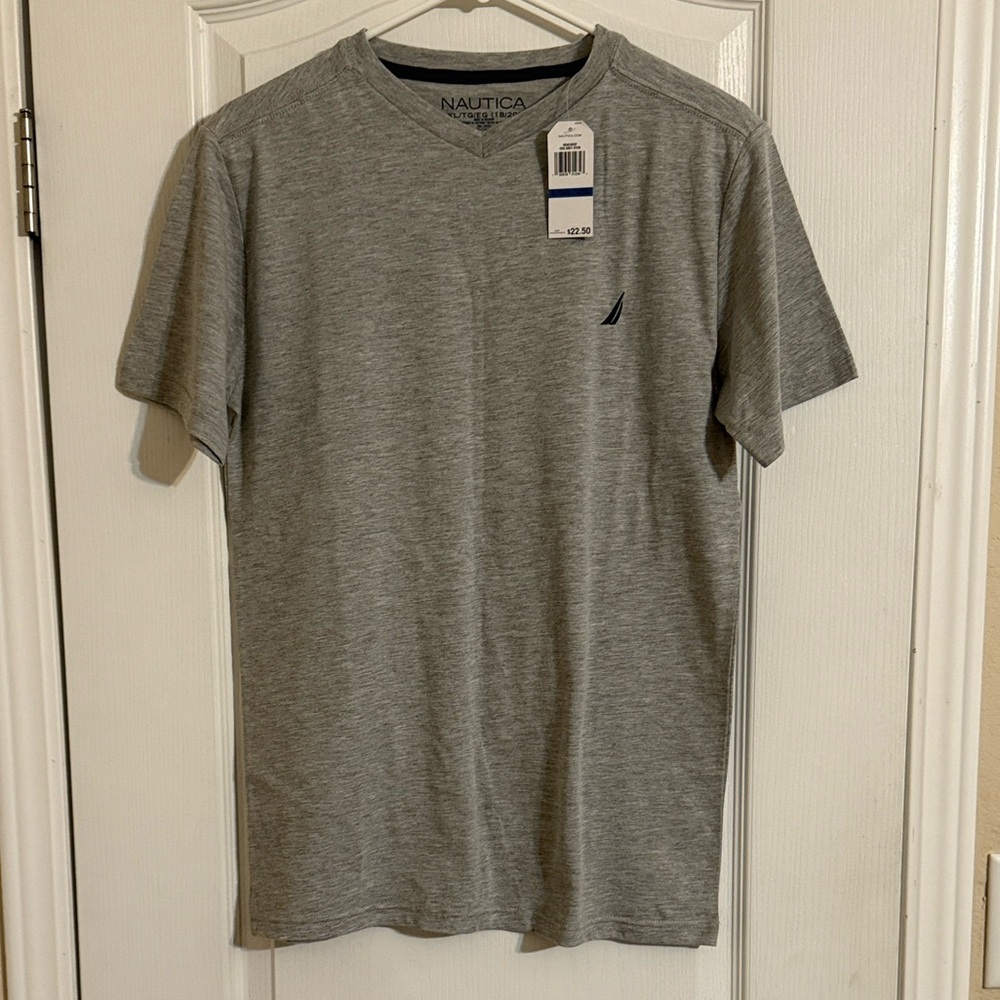 Boys light grey T shirt